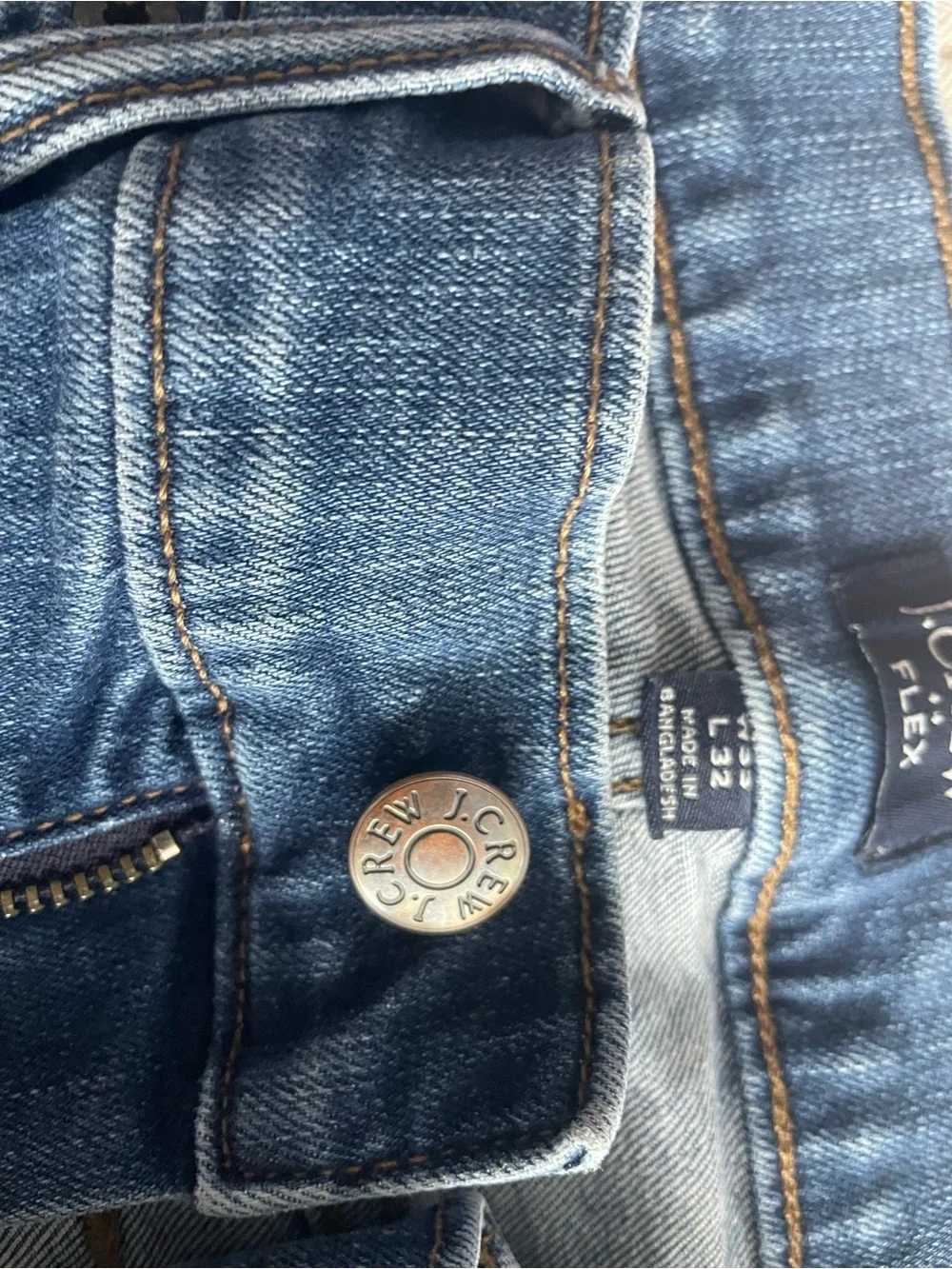 J. Crew Slim Straight Indigo Denim Jeans